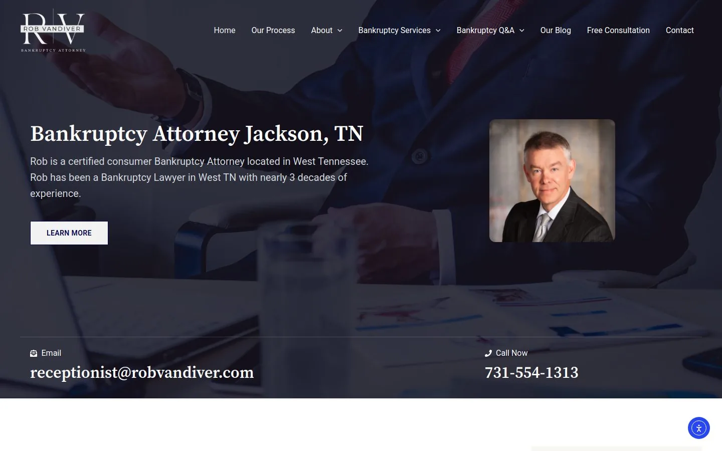 Rob Vandiver Bankruptcy project